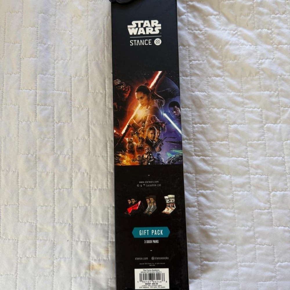 3 Pairs Stance Star Wars The Force Awakens Crew Socks Men's - Picture 2 of 3